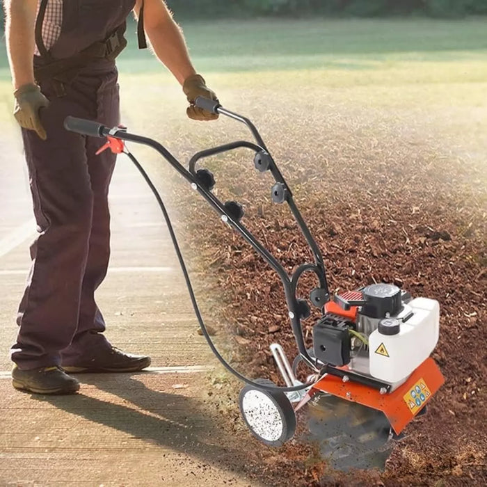 Motocultivador 2t Gasolina Cultivador 52cc 300mm 1,65kw
