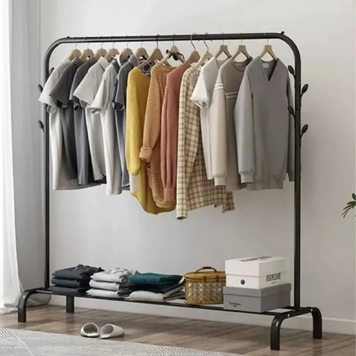 Perchero Exhibidor Movible Metalico Organizador Simple Ropa