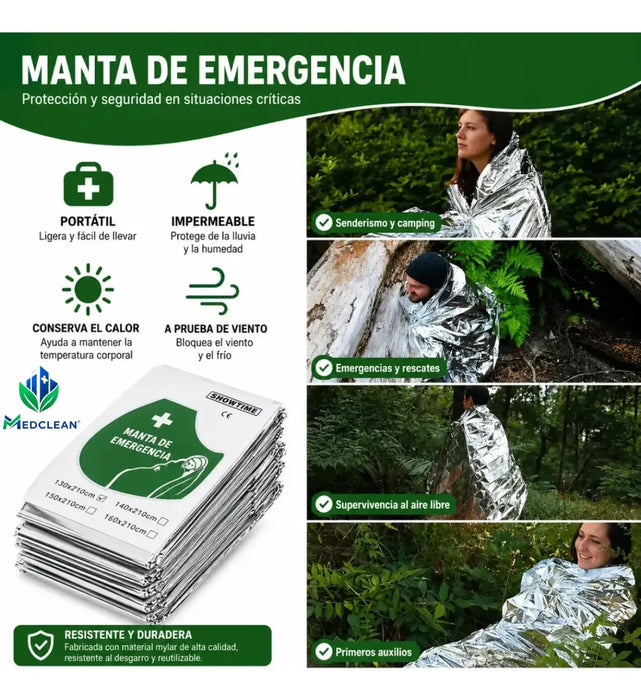 Botiquin Emergencia Primeros Auxilios Curacion Esteril 45pcs