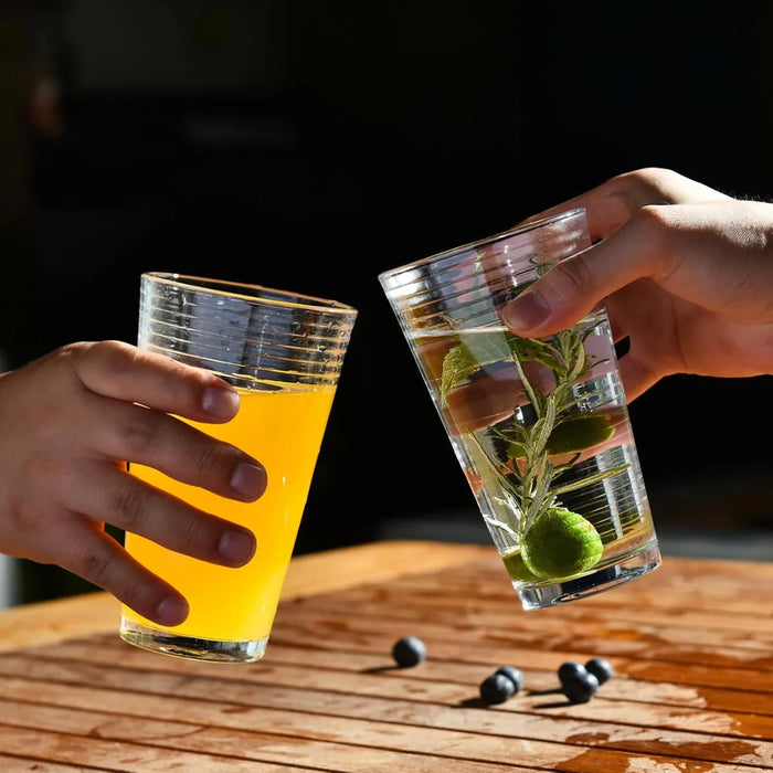 4 Vasos Reutilizable Acrilicos Vaso Plastico Cervecero 350ml