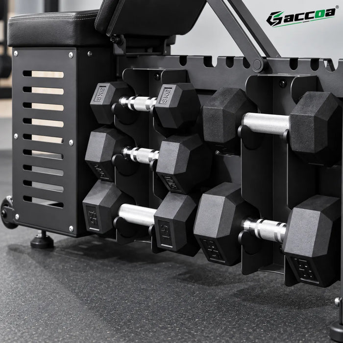 Banco Gimnasio Ajustable Ejercicios Rack Mancuerna Inclinado