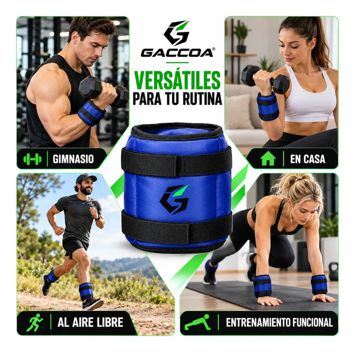 Par Pesas Tobillo Tobillera Fitnes Gym Muñecas