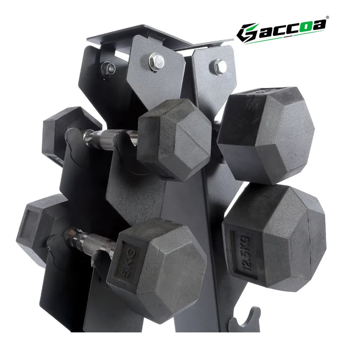 Rack Soporte Porta Mancuernas Mancuernero Vertical 6 Pares