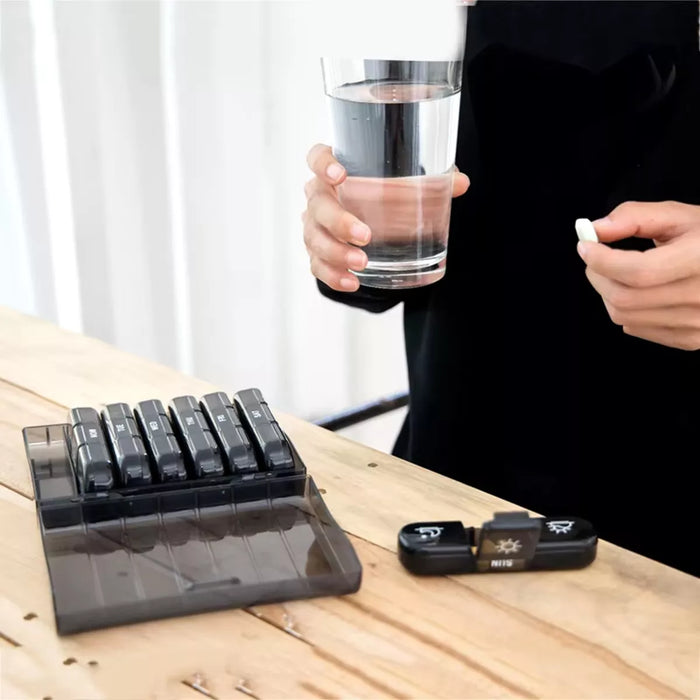 Pastillero Semanal Organizador De Pastillas Grande 3 Tomas