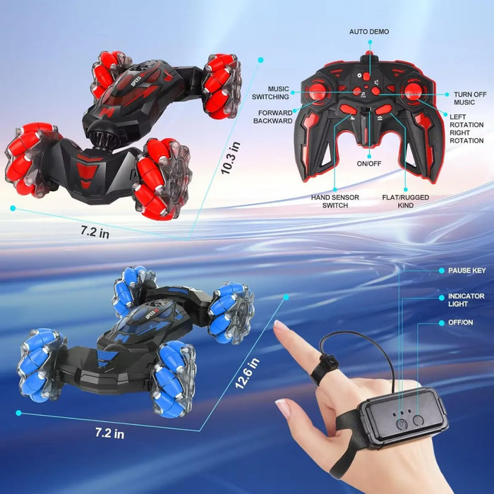 Auto Acrobacias 4wd Control Remoto 2.4 Ghz Deteccion Gestos