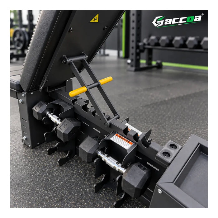 Banco Gimnasio Ajustable Ejercicios Rack Mancuerna Inclinado