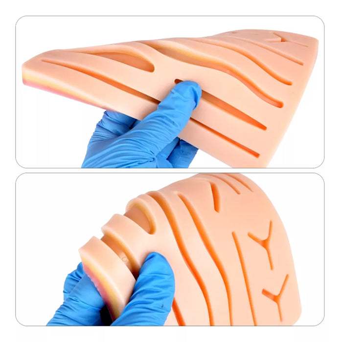 Almohadilla Pad Practica Sutura Insiciones Silicon Medicina