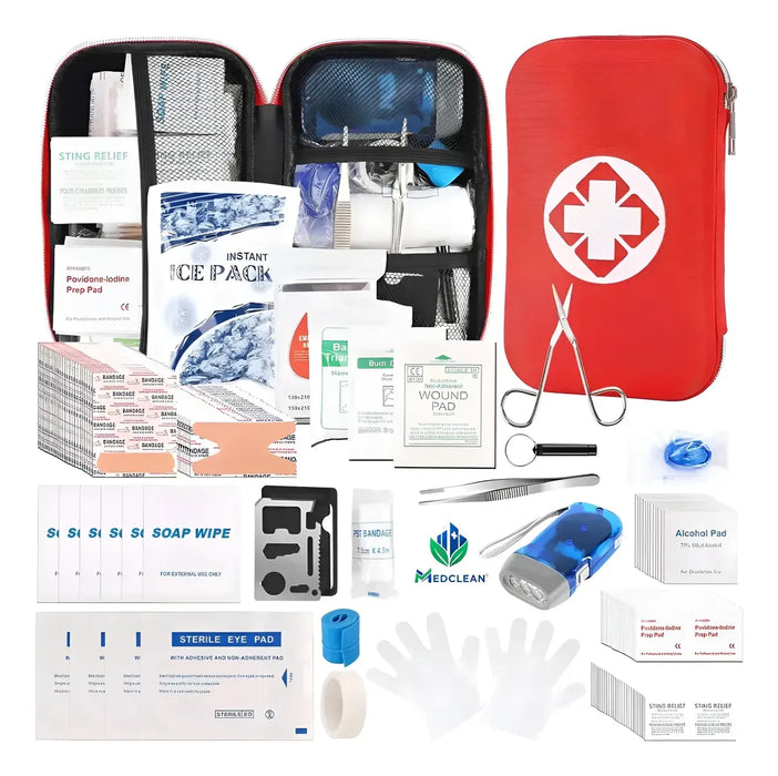 Botiquin Emergencia Primeros Auxilios Curacion Esteril 45pcs