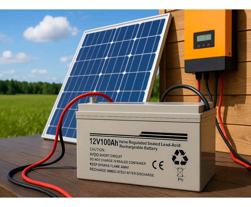Bateria Ciclo Profundo 12v 100ah Panel Solar Gel Carga Solar