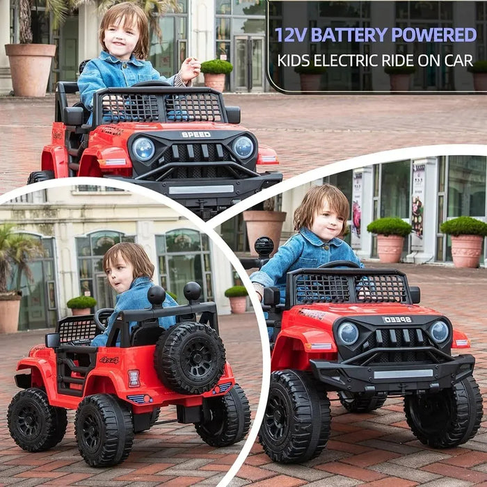 Auto Montable Bateria 12v Contol Remoto Carro Eléctrico Niño