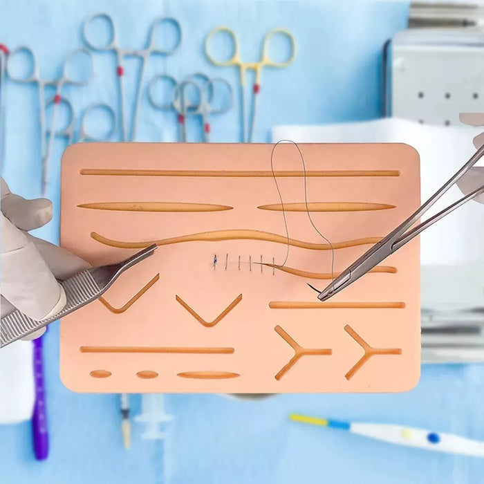 Almohadilla Pad Practica Sutura Insiciones Silicon Medicina