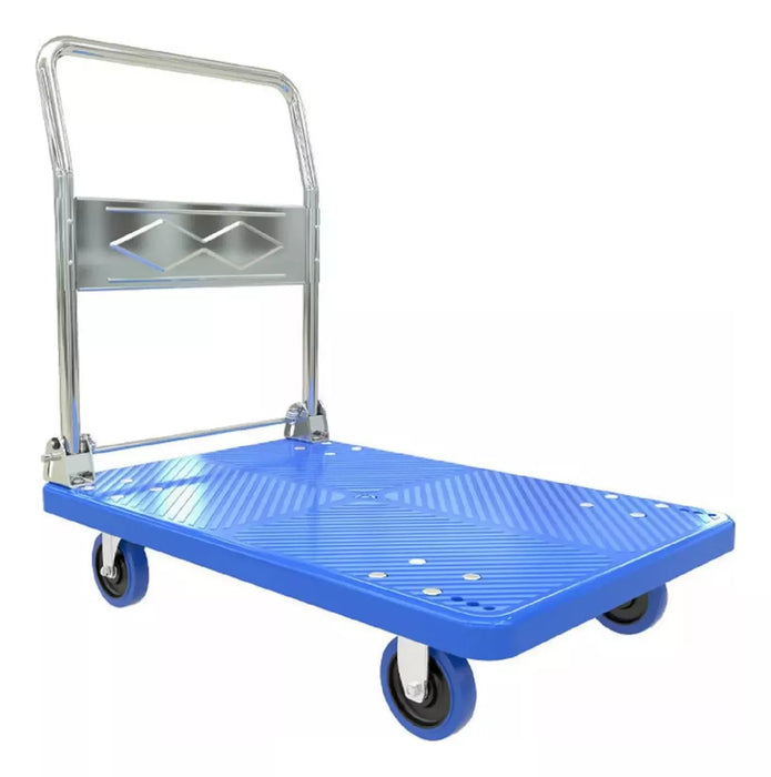 Carro De Carga Yegua Multiuso Plegable 4 Ruedas Manual 300kg