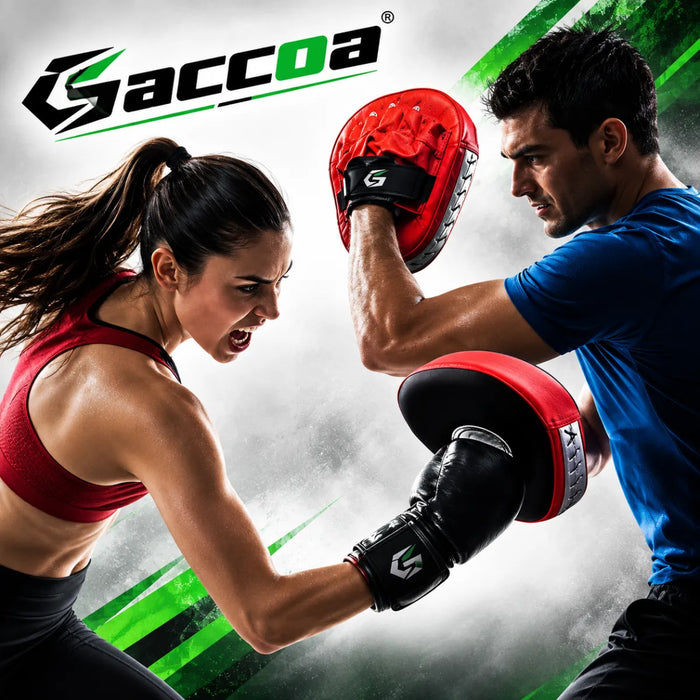 Kit Artes Marciales Boxeo Manoplas Paos Escudo Taekwondo 4pc