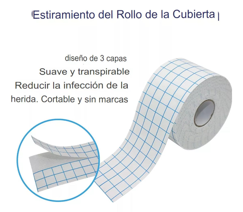 Esparadrapo Cinta Quirurgica Stretch 5 Cm X 10 M Venda Gasa