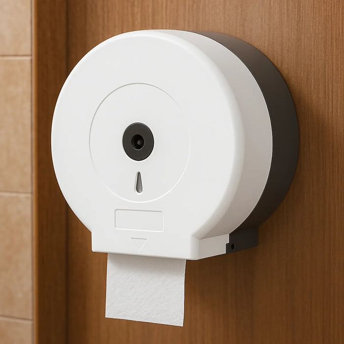 Porta Papel Higiénico 500m Industrial Plástico Baño Llave