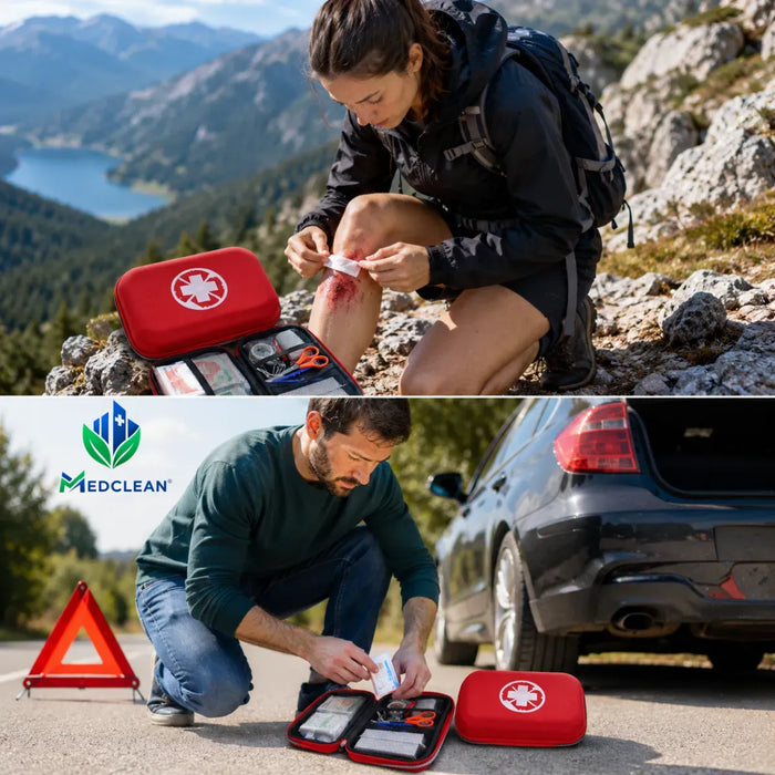 Botiquin Emergencia Primeros Auxilios Curacion Esteril 45pcs