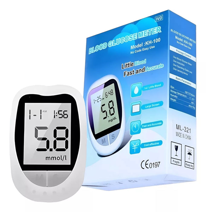 Glucometro Lancetas Glucosa Medidor De Glicemia Glucometro