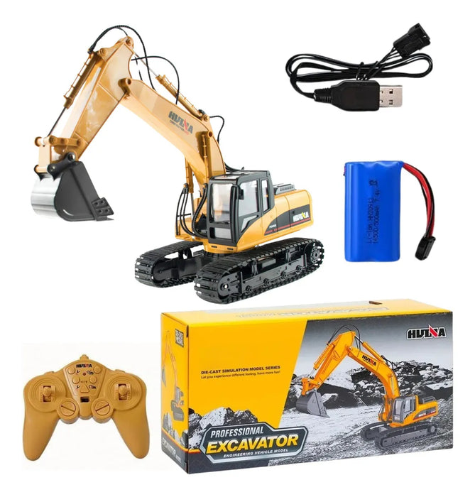 Auto Radio Control Camion A2503-039 Retroexcavadora Juguete 1:14 15ch