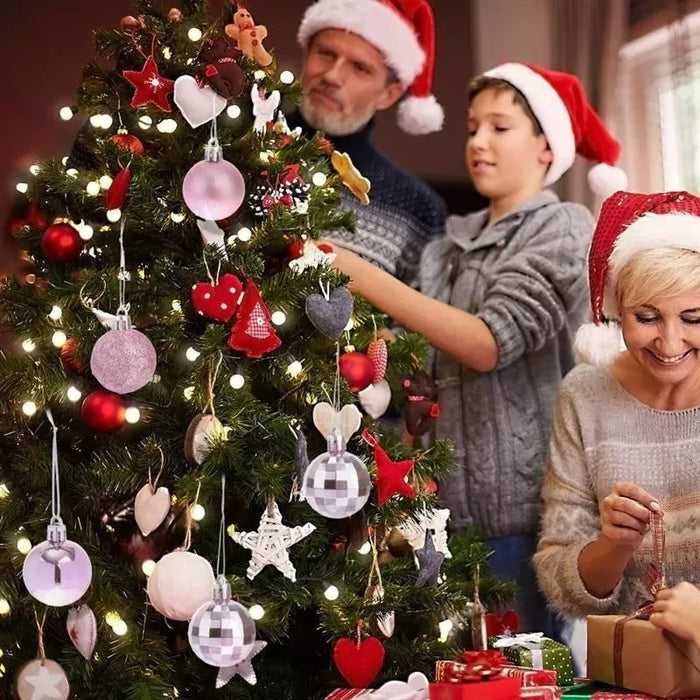 X12 Esferas Navideñas Decorativas Bambalinas Adornos Navidad