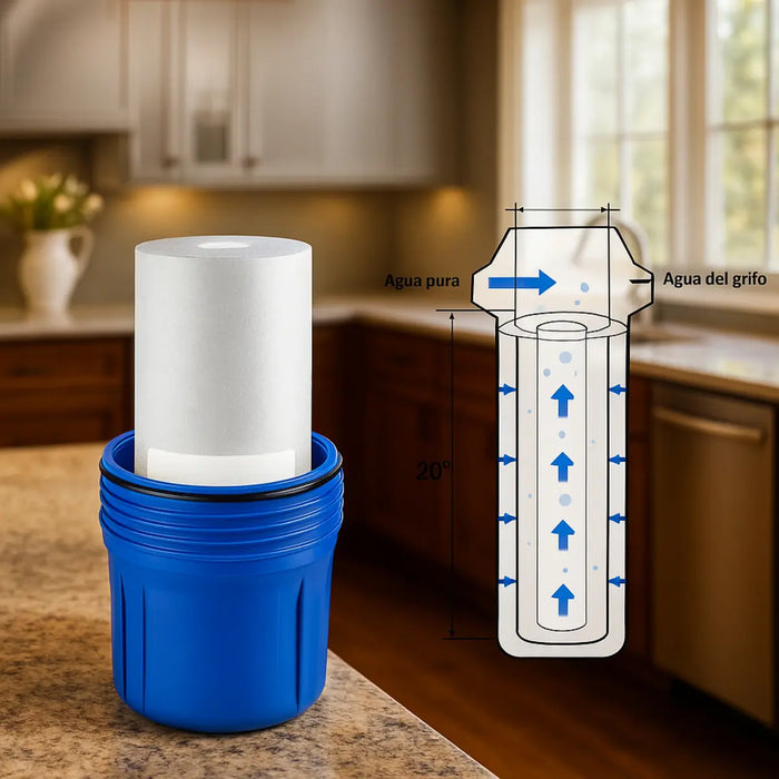 Filtro Agua Sedimentos 5 Micras 2.5 X10 Purificador Osmosis