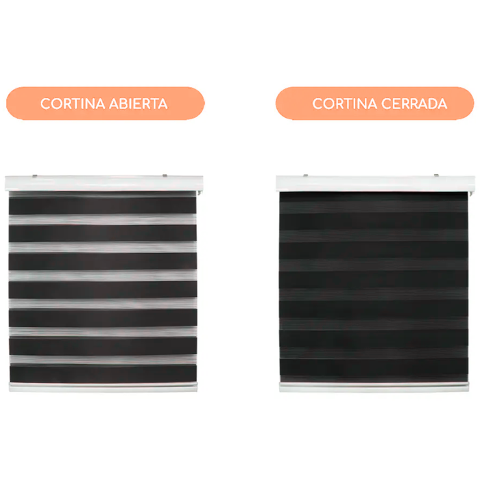 Cortinas Roller Duo Zebra De Día Y Noche Persiana