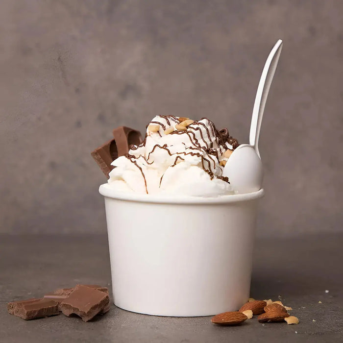 50 Vasos Desechables Para Helado Polipapel Postre Vasos 4 Oz