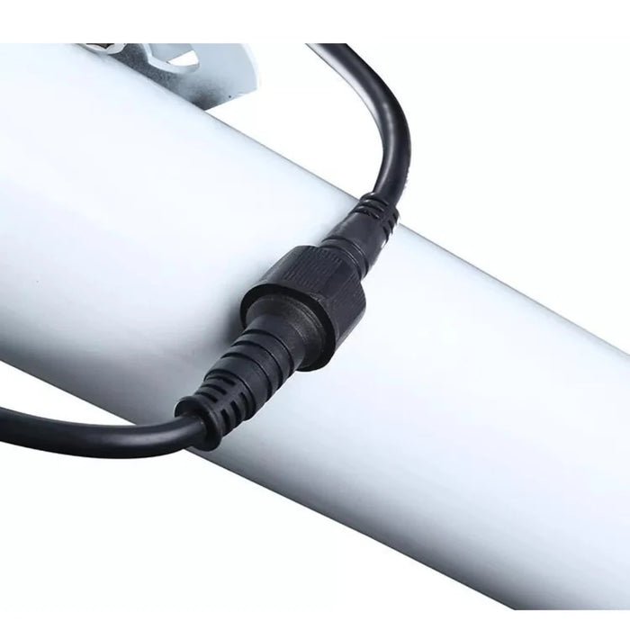 Foco Solar Exterior 100w Luminaria Soporte + Panel Solar