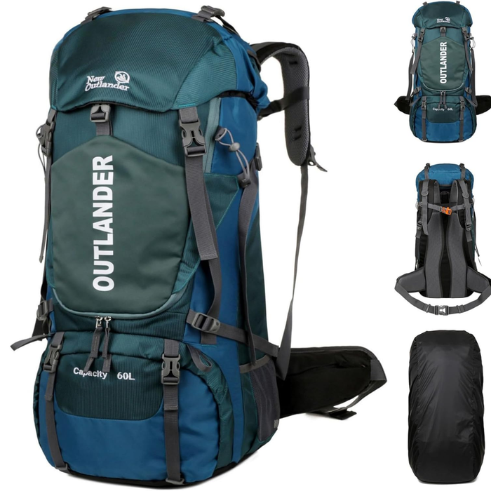 Mochila De Trekking Senderismo Acampar Camping Outdoor 60lts