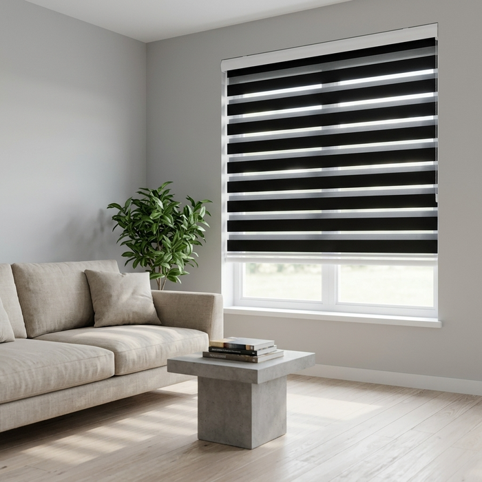 Cortinas Roller Duo Zebra De Día Y Noche Persiana