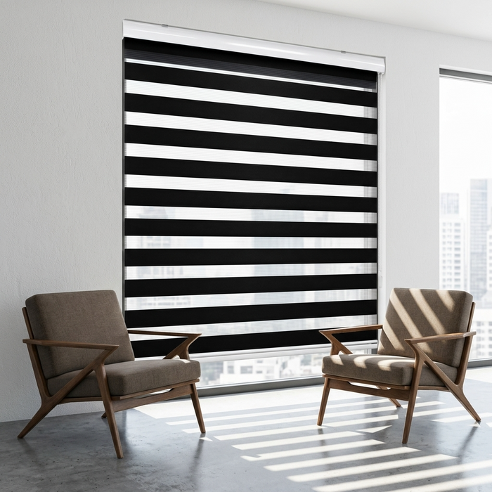 Cortinas Roller Duo Zebra De Día Y Noche Persiana