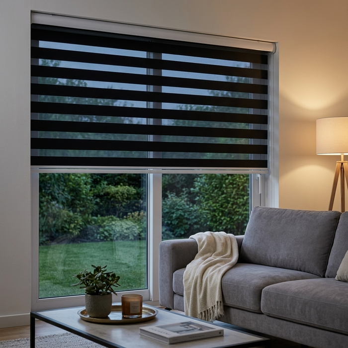 Cortinas Roller Duo Zebra De Día Y Noche Persiana