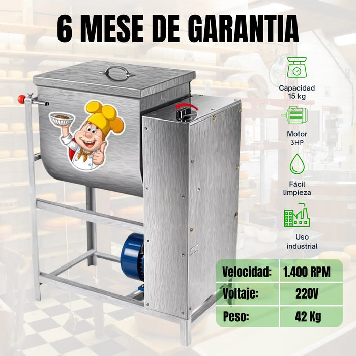 Revolvedora De Masas Amasadora Industrial Revolvedora