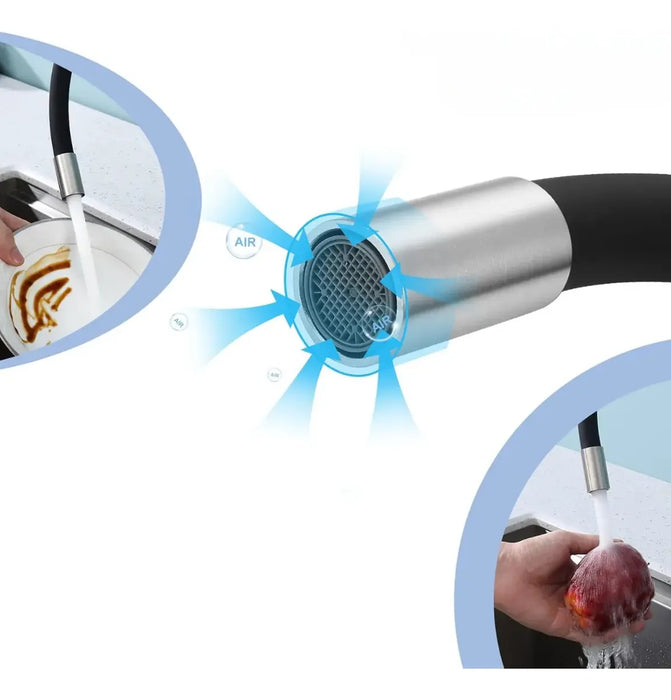 Llave Monomando Lavaplatos Cuello Flexible Griferias Cocina