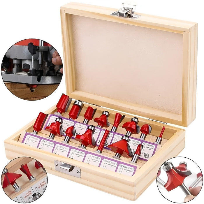 Pack 15 Fresas Madera Fresas Para Madera Herramientas Router