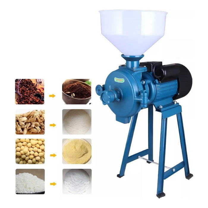 Chancadora 3hp Molino Eléctrico Choclo Chancador Maíz 2200w