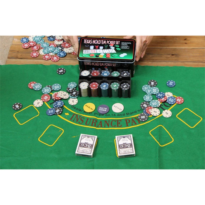 Set De Poker Profesional Juegos Poker Set De Poker 200 Ficha