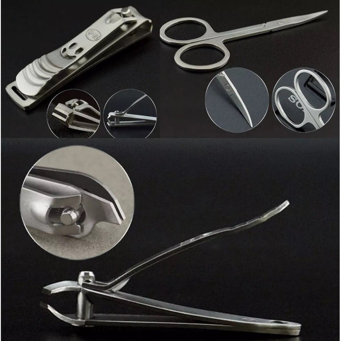 Set Manicure Permanente 11pz Herramientas Maleta Manicure