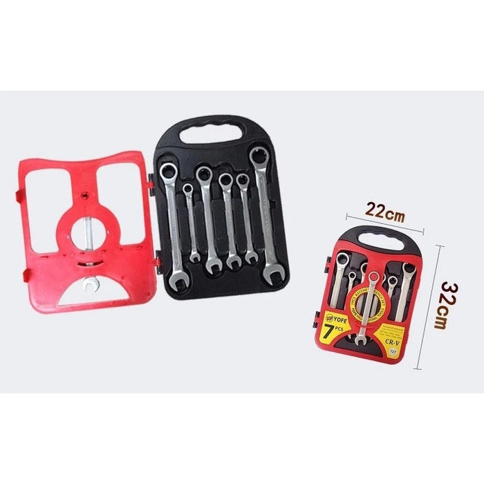 Set Juego De Llaves Punta Corona Juego Llaves Chicharra 7pcs