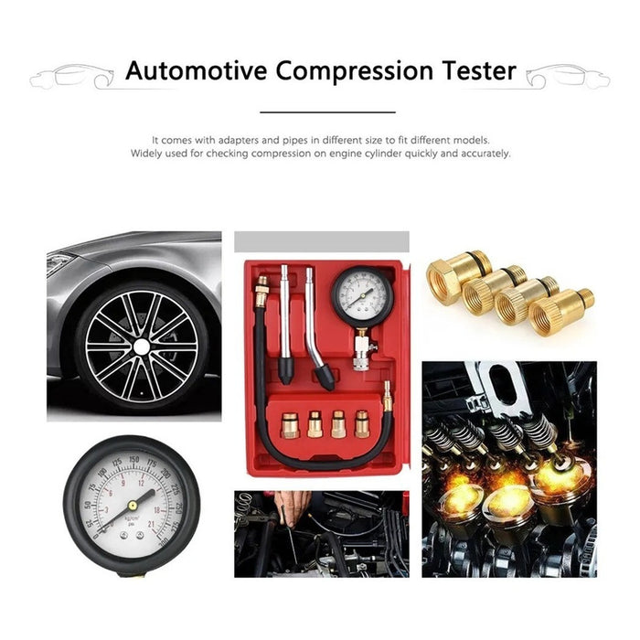 Kit Cilindro Automotrices Gasolina Compresimetro Automotriz