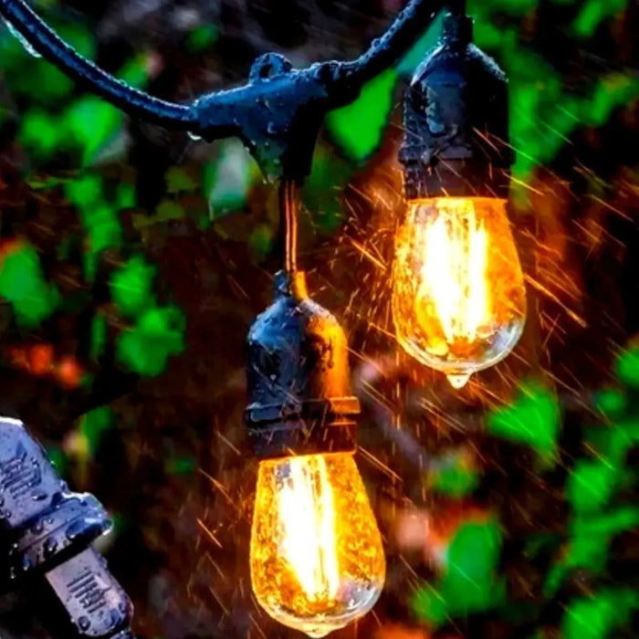 Soquete Exterior Caden 10m Soquete Guirnalda Luces Guirnalda