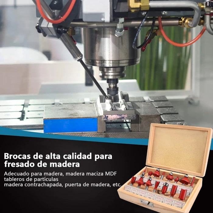 Pack 15 Fresas Madera Fresas Para Madera Herramientas Router