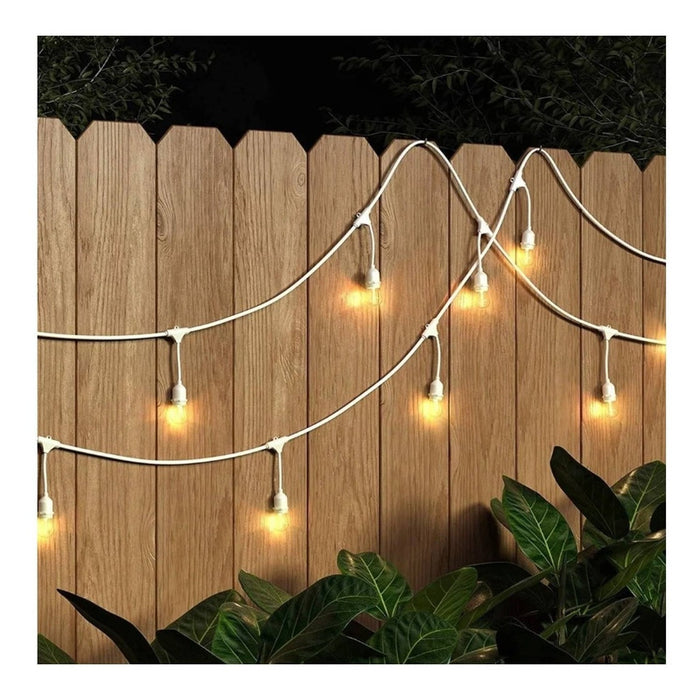 Soquete Guirnalda Soquete Exterior Luces Guirnalda Cadena 5m