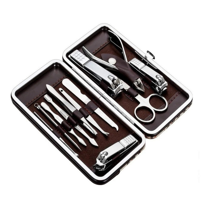 Set Manicure Permanente 11pz Herramientas Maleta Manicure