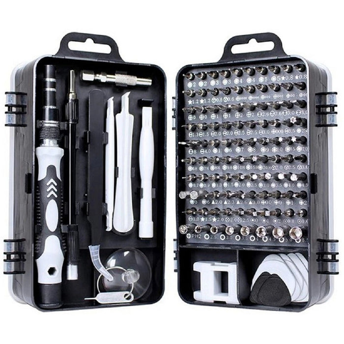 Set Atornilladores Juego Kit Puntas Destornillador 115 En 1