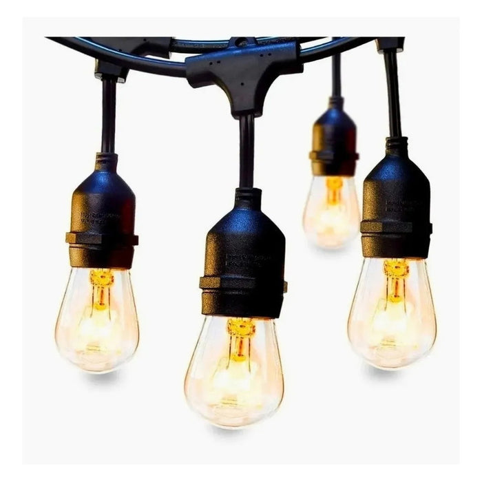 Soquete Exterior Caden 10m Soquete Guirnalda Luces Guirnalda