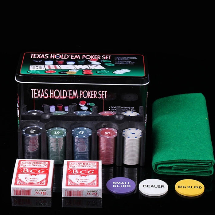 Set De Poker Profesional Juegos Poker Set De Poker 200 Ficha