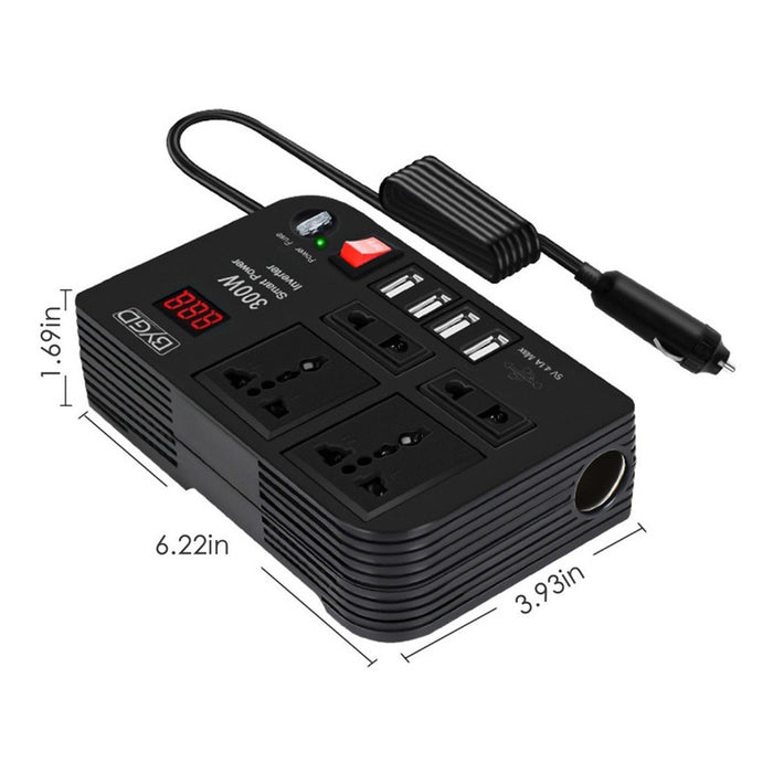 Convertidor Corriente 12v 220v Inversor De Voltaje Auto 300w