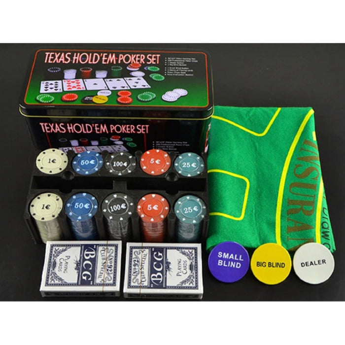 Set De Poker Profesional Juegos Poker Set De Poker 200 Ficha